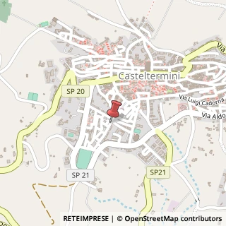 Mappa Via Mattei Enrico,  9, 92025 Casteltermini, Agrigento (Sicilia)