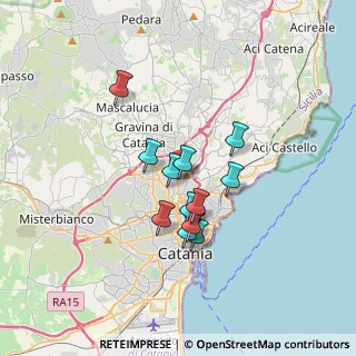 Mappa Via Vincenzo Gemito, 95125 Catania CT, Italia (2.8625)