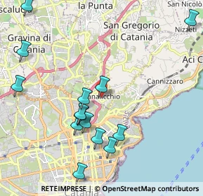 Mappa Via Novaluce, 95030 Canalicchio CT, Italia (2.595)