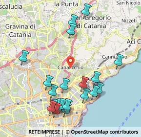 Mappa Via Novaluce, 95030 Canalicchio CT, Italia (2.556)