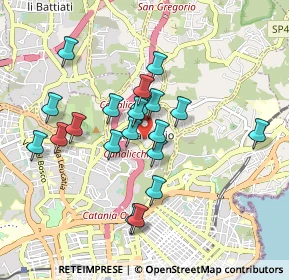Mappa Via Novaluce, 95030 Canalicchio CT, Italia (0.895)