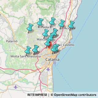 Mappa Via Vincenzo Monti, 95125 Catania CT, Italia (6.144)