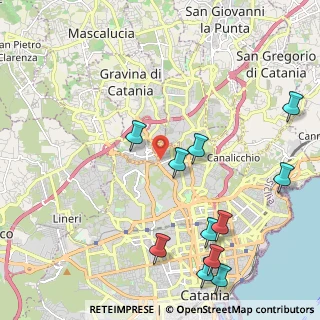 Mappa Via Vincenzo Monti, 95125 Catania CT, Italia (2.91091)