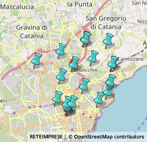 Mappa Via del Canalicchio, 95030 Catania CT, Italia (2.016)