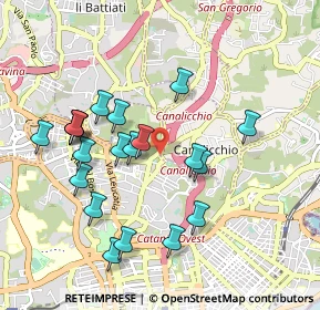 Mappa Via del Canalicchio, 95030 Catania CT, Italia (1.0635)