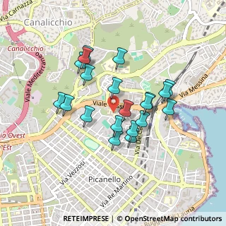 Mappa Via Dottor Consoli, 95126 Catania CT, Italia (0.427)