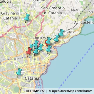 Mappa Via Velletri, 95126 Catania CT, Italia (1.73)