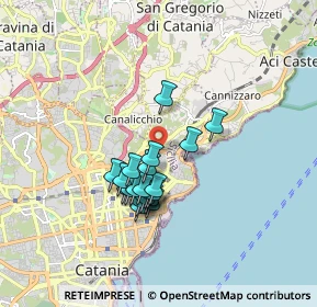 Mappa Via Velletri, 95126 Catania CT, Italia (1.5185)