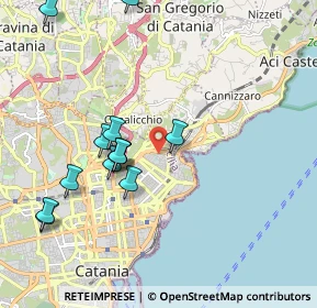 Mappa Via Velletri, 95126 Catania CT, Italia (2.30077)