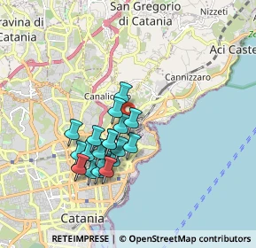 Mappa Via Dottor Consoli, 95126 Catania CT, Italia (1.7095)