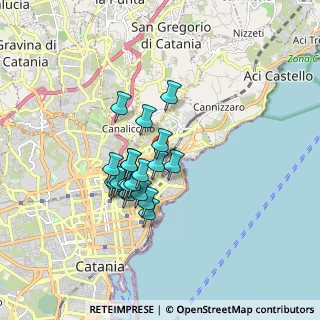Mappa Via Renato Fucini, 95126 Catania CT, Italia (1.4445)