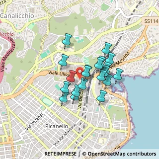 Mappa Via Renato Fucini, 95126 Catania CT, Italia (0.3515)