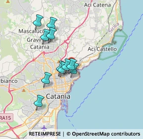 Mappa Via Mentana, 95126 Catania CT, Italia (3.41091)