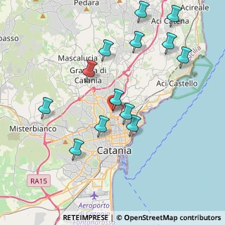 Mappa Via Pietra dell'Ova, 95126 Catania CT, Italia (4.75846)