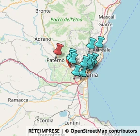 Mappa Via Mario Rapisardi, 95040 Motta Sant'Anastasia CT, Italia (7.71714)