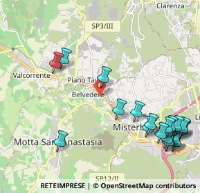 Mappa Via Mario Rapisardi, 95040 Motta Sant'Anastasia CT, Italia (3.0695)