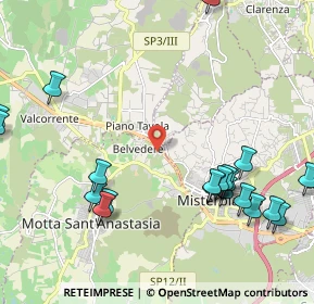 Mappa Via Mario Rapisardi, 95040 Motta Sant'Anastasia CT, Italia (3.003)