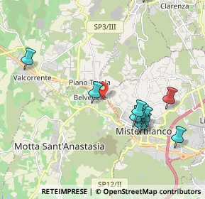 Mappa Via Mario Rapisardi, 95040 Motta Sant'Anastasia CT, Italia (2.63333)