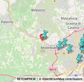 Mappa Via Mario Rapisardi, 95040 Motta Sant'Anastasia CT, Italia (7.56118)