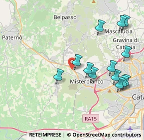 Mappa Via Mario Rapisardi, 95040 Motta Sant'Anastasia CT, Italia (4.89615)
