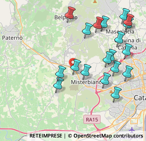 Mappa Via Mario Rapisardi, 95040 Motta Sant'Anastasia CT, Italia (4.98684)