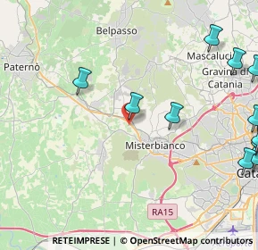 Mappa Via Mario Rapisardi, 95040 Motta Sant'Anastasia CT, Italia (6.955)