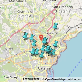 Mappa Via Ferrarotto Antonio, 95125 Catania CT, Italia (1.6705)
