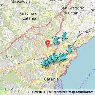Mappa Via Ferrarotto Antonio, 95125 Catania CT, Italia (1.84909)