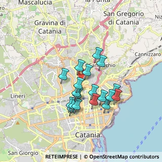 Mappa Via Ferrarotto Antonio, 95125 Catania CT, Italia (1.60526)