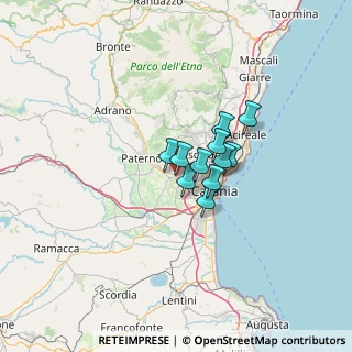Mappa Via Piano tavola, 95045 Misterbianco CT, Italia (8.07545)