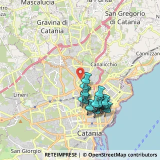 Mappa Via Castelluccio, 95125 Catania CT, Italia (1.93684)