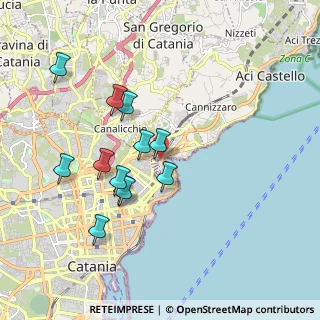 Mappa Via Mancini Battaglia, 95126 Catania CT, Italia (1.9425)