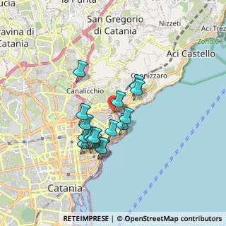 Mappa Via Mancini Battaglia, 95126 Catania CT, Italia (1.57059)