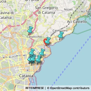 Mappa Via Mancini Battaglia, 95126 Catania CT, Italia (2.00636)