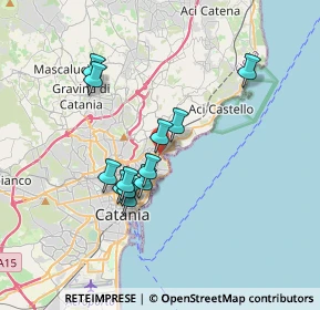 Mappa Via Mancini Battaglia, 95126 Catania CT, Italia (3.35167)