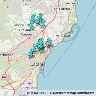 Mappa Via Mancini Battaglia, 95126 Catania CT, Italia (3.215)