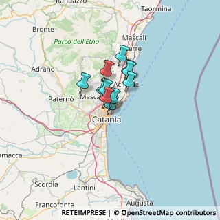 Mappa Via Riccardo Casalaina, 95126 Catania CT, Italia (7.42909)