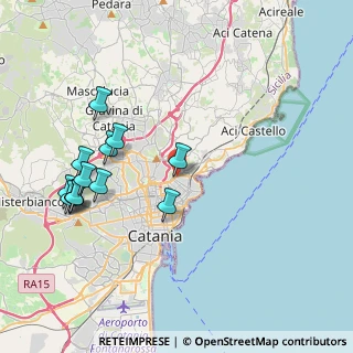 Mappa Via Riccardo Casalaina, 95126 Catania CT, Italia (4.87538)