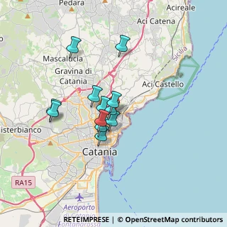 Mappa Via Riccardo Casalaina, 95126 Catania CT, Italia (2.94333)