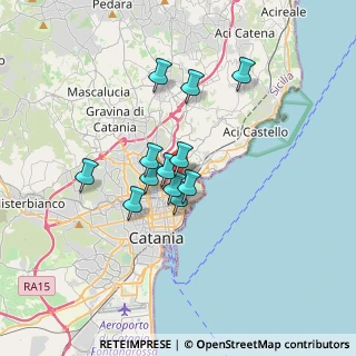 Mappa Via Riccardo Casalaina, 95126 Catania CT, Italia (2.80333)