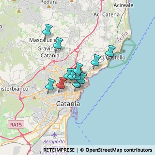 Mappa Via Riccardo Casalaina, 95126 Catania CT, Italia (2.615)