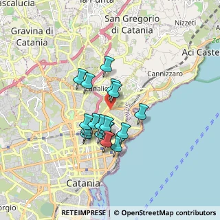 Mappa Via Riccardo Casalaina, 95126 Catania CT, Italia (1.46842)