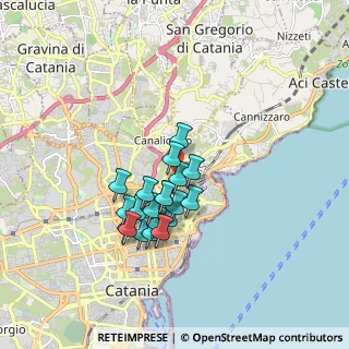 Mappa Via Riccardo Casalaina, 95126 Catania CT, Italia (1.5515)