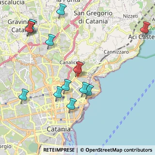 Mappa Via Riccardo Casalaina, 95126 Catania CT, Italia (2.75846)