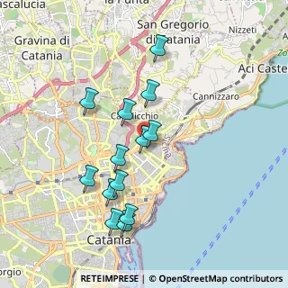 Mappa Via Riccardo Casalaina, 95126 Catania CT, Italia (1.99615)