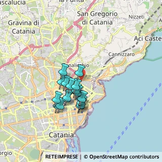 Mappa Via Riccardo Casalaina, 95126 Catania CT, Italia (1.54389)