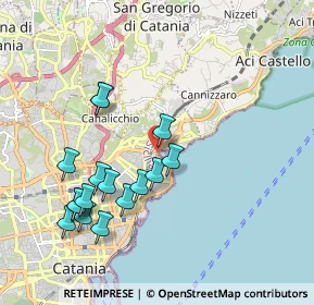 Mappa Piazza Mancini Battaglia, 95126 Catania CT, Italia (2.20938)
