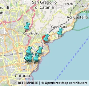 Mappa Piazza Mancini Battaglia, 95126 Catania CT, Italia (2.04)