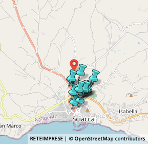 Mappa Strada Provinciale Cda Santa Maria, 92019 Sciacca AG, Italia (1.495)