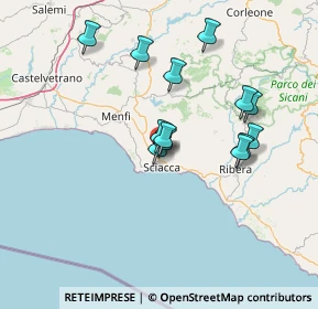 Mappa Strada Provinciale Cda Santa Maria, 92019 Sciacca AG, Italia (14.07)
